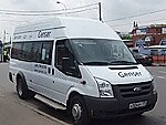 Бесплатный автобус Genser в пункт аренды автомобилей АрендаАвто-втк на Новорязанском шоссе